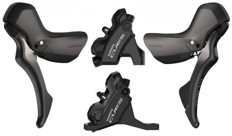 Шифтер/тормозная ручка Shimano Cues BL/ST-U6030+BR-U6030 1x10/11 speed