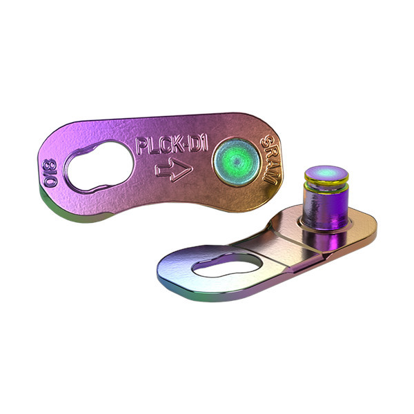 Замок цепи Sram PowerLock Flattop Chain Connector Rainbow