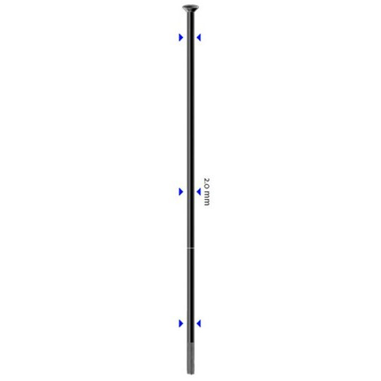 Спица Mach1 Plus 2.0 Inox 205 mm Straight Head Black