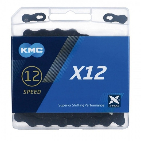 Цепь KMC X12, Blacktech 12 speed