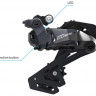 Переключатель задний Shimano Cues Di2 RD-U8050, 10 speed