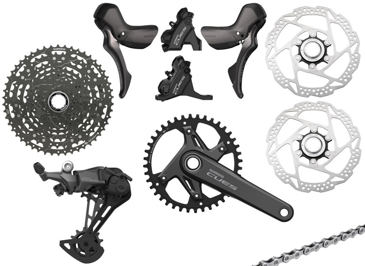 Группа оборудования Shimano Cues U6040 1x11 speed Gravel
