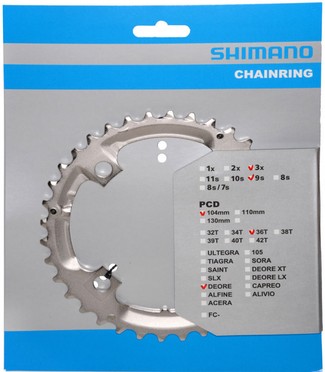 Звезда передняя Shimano Deore FC-M532, 36T