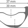 Обод DT Swiss XMC 320 Disc 29" Carbon