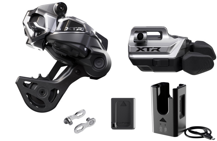 Группа оборудования Shimano XTR Di2 M9250-GS 12 speed Drivetrain Upgrade Kit I-Spec EV