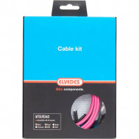 Набор Elvedes ATB Race shift cable set, pink