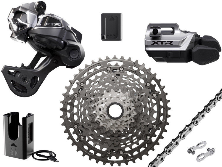 Группа оборудования Shimano XTR Di2 M9250-GS 12 speed Upgrade Kit 9-45 I-Spec EV
