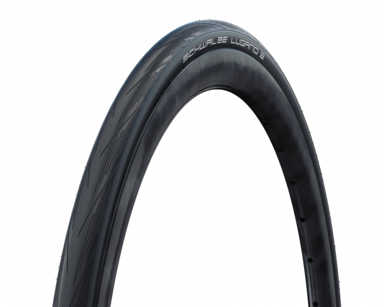 Велосипедная покрышка Schwalbe Lugano II black folding