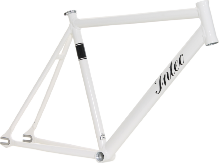 Белый велосипед рама. Рама+вилка Intec t6, 28" Steel Cantilever. Рама Trek. Рама Intec. Тони Браво велосипедная рама.