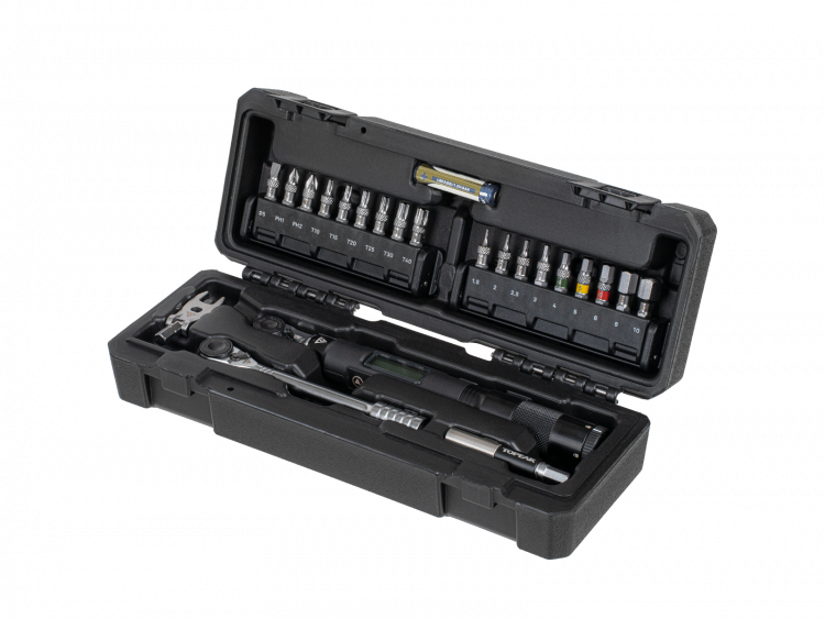 Динамометрический ключ с набором насадок Topeak Torq Stick Pro Digital