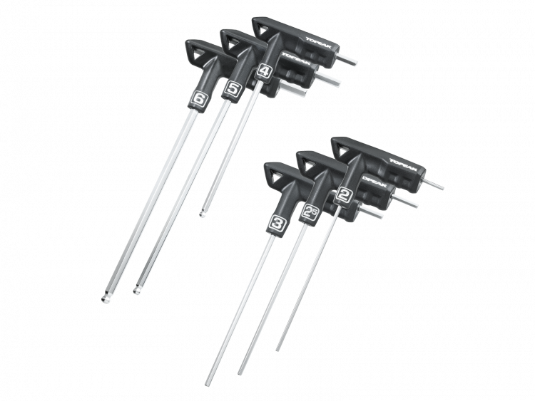 Набор шестигранников Topeak T-Handle Duohex Wrench Set