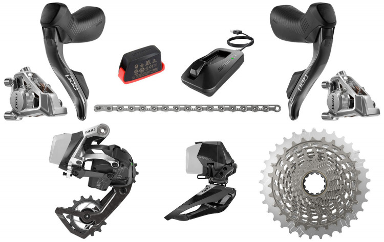 Группа оборудования Sram Red E1 eTap® AXS 2x12 speed, 10-33 Upgrade kit